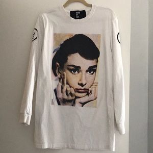 Long sleeve Audrey Hepburn shirt